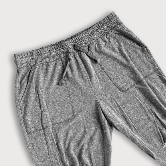 Express One Eleven Grey Ripped Joggers - Picture 3 of 3